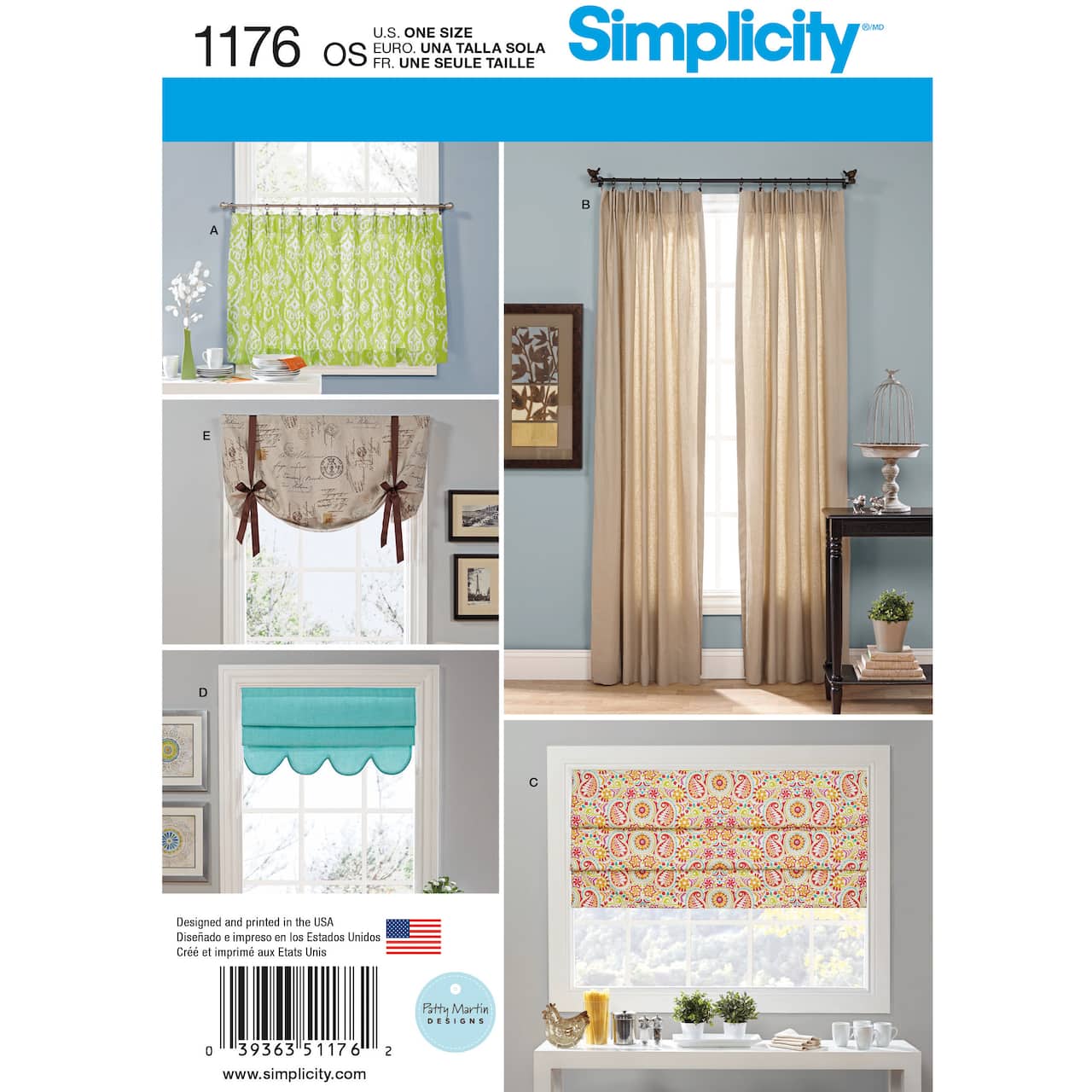 Simplicity® Pattern CS1176 (One Size)
